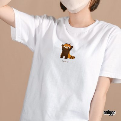 瀕危動物 T 恤－小貓熊